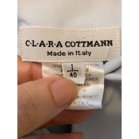 Clara Cottman light blue buttoned shirt size 40/10 - L - Picture 4 of 9